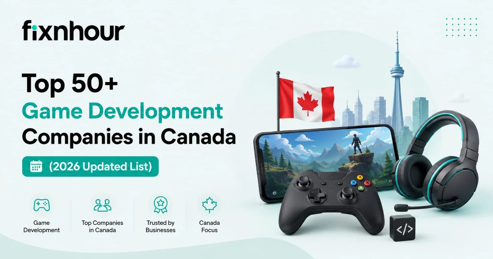 Top 50+ Game Development Companies in Canada 